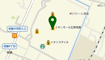 島村楽器 イオンモール広島祇園店の地図画像