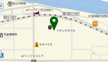 ジュエリーカンダ イオン松江ショッピングセンター店の地図画像