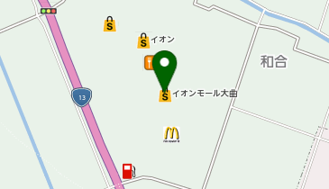 カットルーム イオンモール大曲店の地図画像