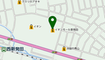クー&リク イオンモール新発田店の地図画像