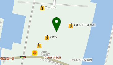 メイルアンドコー イオンモール高松店の地図画像