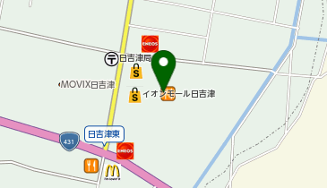 めん宝 イオンモール日吉津店の地図画像