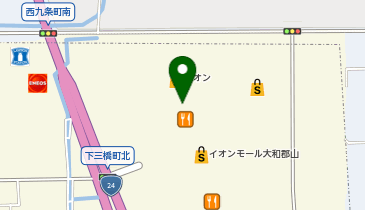 unico イオンモール大和郡山店の地図画像