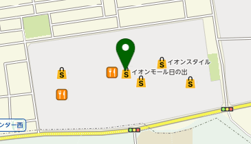 じぶんまくら イオンモール日の出店の地図画像