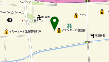 ナポリ デ ナポリ イオンモール春日部店の地図画像