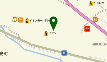とんかつ新宿さぼてん イオンモール熊本店の地図画像