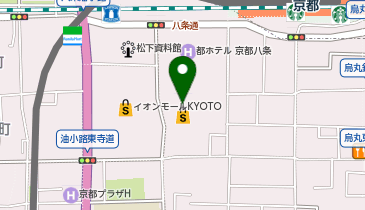 クリーニングルビー イオンモールKYOTO店の地図画像