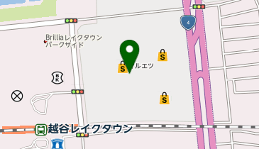 サンアイリゾート イオンレイクタウンkaze店の地図画像
