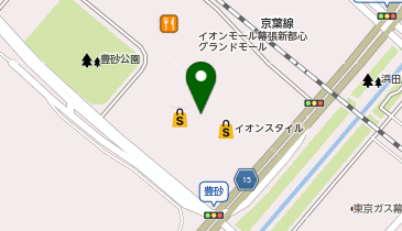 ランドリーカーサ イオンモール幕張新都心店の地図画像