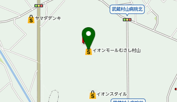 QBハウス イオンモールむさし村山店の地図画像