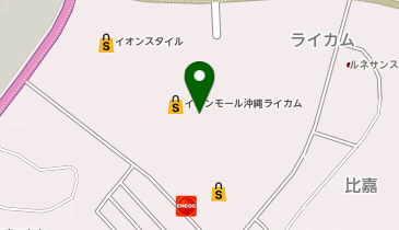 中央コンタクト イオンモール沖縄ライカム店の地図画像