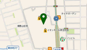 パパイヤ式セイハダンスアカデミー イオンモール堺北花田店の地図画像