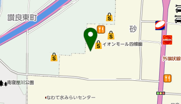 明倫社かおりとくらし イオンモール四條畷店の地図画像