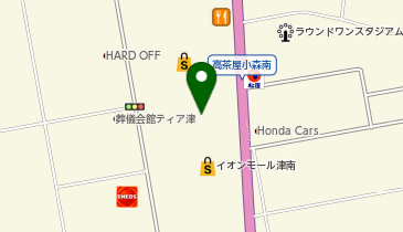ビアードパパの作りたて工房 イオンモール津南店の地図画像