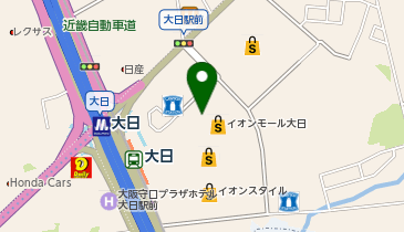 天丼てんや イオンモール大日店の地図画像