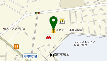ユニオン イオンモール東久留米店の地図画像