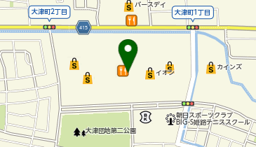 ブォーナビィータ イオンモール姫路大津店の地図画像