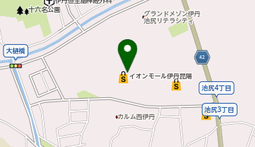 ムラサキスポーツ イオンモール伊丹昆陽店の地図画像
