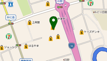 横山かまぼこ イオン上越ショッピングセンター店の地図画像