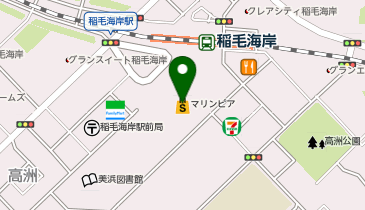 QBハウス イオンマリンピアショッピングセンター店の地図画像