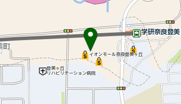 旭屋カルチャースクエア イオンモール奈良登美ケ丘店の地図画像