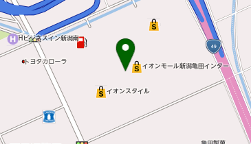 バーガーキング イオンモール新潟亀田インター店の地図画像