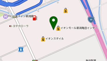 フィーディーダイナーアーケード イオンモール新潟亀田インター店の地図画像