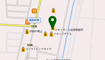 福恩麻辣湯 イオンモール佐野新都市店の地図画像