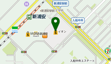カーブス イオン新浦安ショッピングセンター店の地図画像