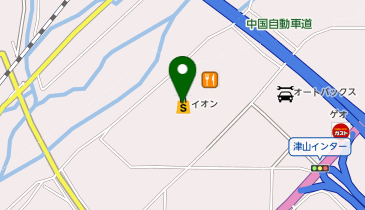 美山 イオンモール津山インター店の地図画像