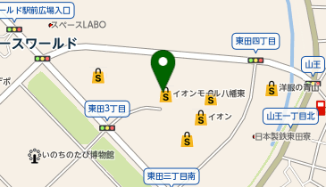 未来屋書店 イオンモール八幡東店の地図画像