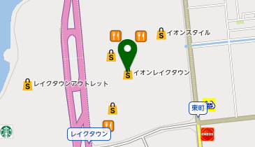 ベビーパークトイズアカデミー イオンレイクタウンmori店の地図画像