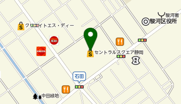 バンカン イオンセントラルスクエア静岡店の地図画像