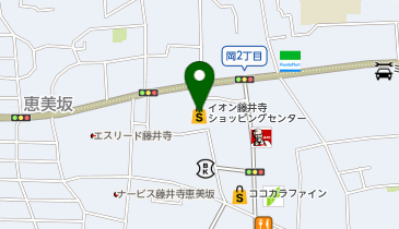 コンタクト工房 イオン藤井寺ショッピングセンター店の地図画像