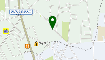 ハローストレージ新座栗原(旧名:ひばりケ丘1)の地図画像