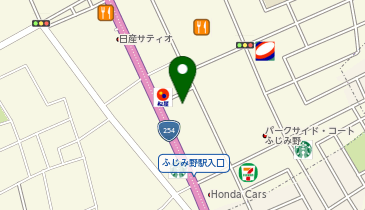 ハローストレージふじみ野の地図画像