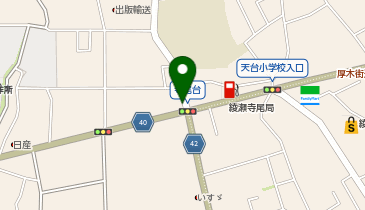 ハローストレージ綾瀬かしわ台の地図画像