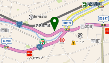 ハローストレージ尾張瀬戸駅前の地図画像