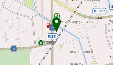 ハローストレージ堺西区下田町(旧名:堺鳳1)の地図画像