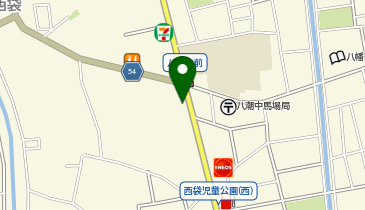 ハローストレージ八潮中央の地図画像