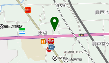 ハローストレージ京田辺興戸犬伏(旧名:京田辺)の地図画像