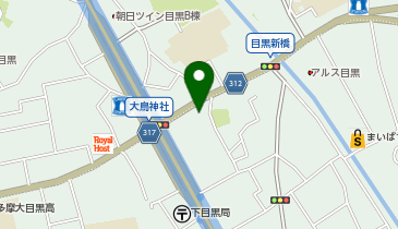 ハローストレージ目黒2の地図画像