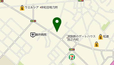 ハローストレージ岸和田西之内町(旧名:大阪岸和田2)の地図画像
