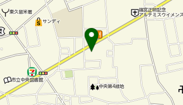 ハローストレージ東久留米中央町の地図画像