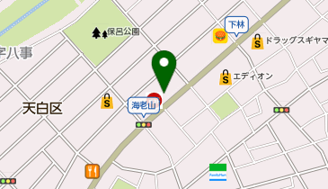 ハローストレージ天白区保呂町の地図画像