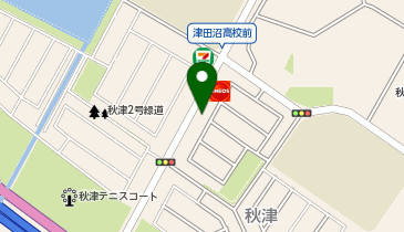 ハローストレージ津田沼秋津の地図画像