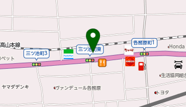 ハローストレージ各務原の地図画像
