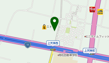 ハローストレージ高松田村町の地図画像