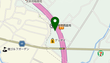 ハローストレージ太宰府高雄の地図画像