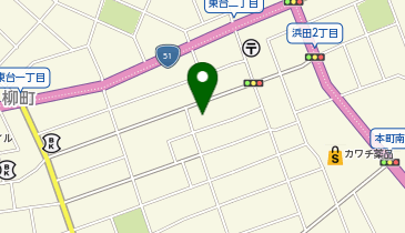 ハローストレージ水戸本町(旧名:水戸3)の地図画像